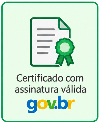Certificado com assinatura válida gov.br