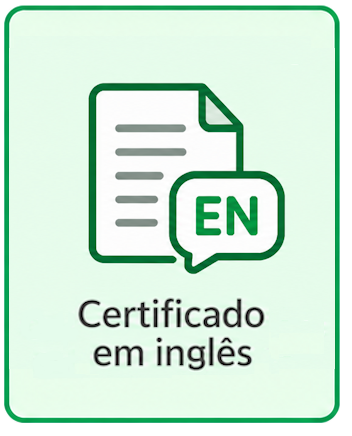 Certificado em inglês