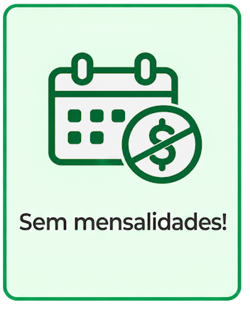 Sem mensalidades